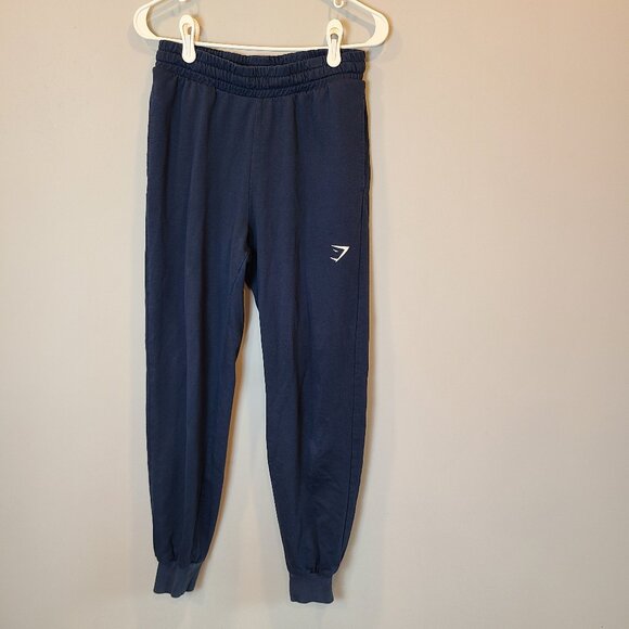 Gymshark Jogger Sweatpants Mens Small Blue - Picture 1 of 12